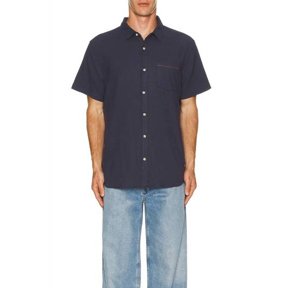 NEW MARINE LAYER classsic stretch selvage shirt in mood indigo - Picture 1 of 3